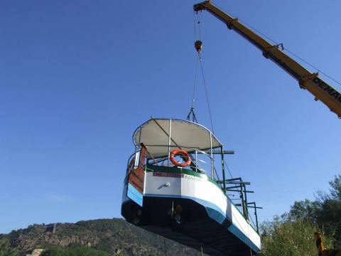 Lo Llagut Benifallet torna al riu Ebre